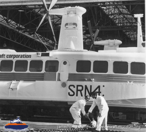 SRN4 prototype GH-2007 -  (credit: The <a href='http://www.hovercraft-museum.org/' target='_blank'>Hovercraft Museum Trust</a>).